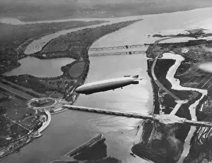 Arlington: Airship over Washington, 1931