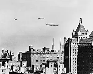 Escorts: Airships over New York, 1930