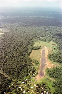 Utopian: Airstrip at Port Kaituma, Guyana. This was ?