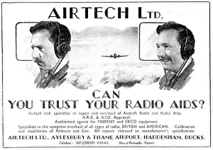 Thame: Airtech Ltd. Aeronautical Engineers. Aylesbury Thame Airport