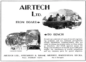 Thame: Airtech Ltd. Aeronautical Engineers. Aylesbury Thame Airport