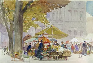 Billinghurst: Aix-en-Provence c.1924 ' market stalls