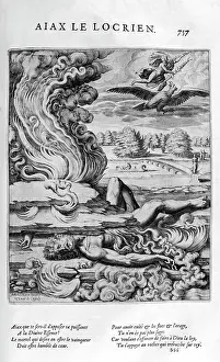 Afterwards: Ajax the Locrian (Ajax the Lesser). Engraving