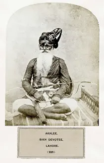 Lahore: Akalee, sikh devotee, Lahore. Akali, Pakistan