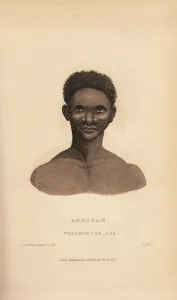 Scarification: Akan youth from Ghana