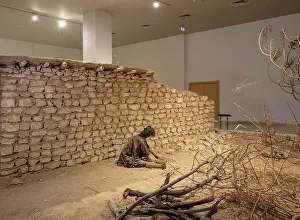 Museums: Akarcay Tepe reconstruction, Sanliurfa Museum, Urfa, Turkey
