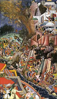 Akbar: Akbar Attacking the Fortress at Chittorgarh