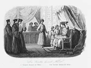 Akbar: Akbar the Great receives a deputation of Jesuits