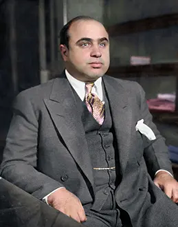 Colourised: Al Capone