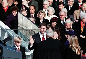 Inauguration: Al Gore - William Rehnquist - Inauguration