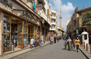 Souq: Al-Muizz street, Cairo, Egypt