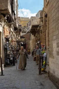 Souq: Al-Muizz street, Cairo, Egypt