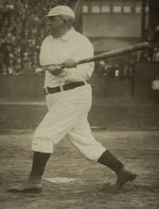 Spalding: Al Spaulding, at bat around 1910. Known today