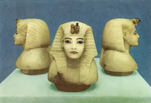 Treasures: Alabaster heads from Tutankhamun's tomb