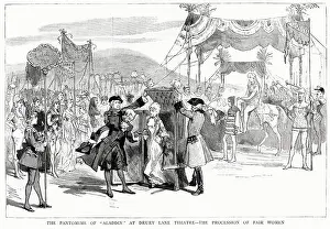 Panto: Aladdin at Drury Lane, 1886