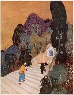 Aladdin: Aladdin finds the magic lamp