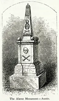 Alamo: The Alamo Monument in Austin, Texas