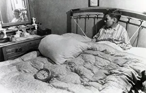 Crawley: ALAN RHODES IN BED