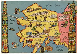 Totem: Alaska, America's Last Frontier, map