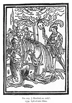 Reputedly: ALBAN BEHEADED