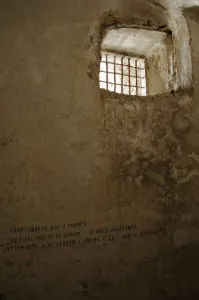 Converted: Albania. Gjirokaster. Prison cell in the castle