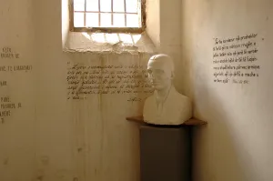 Converted: Albania. Gjirokaster. Prison cell in the castle