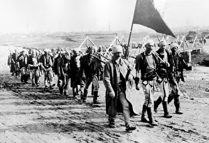 Durazzo: Albanian soldiers, 1916