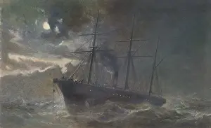 Telegraphic: The Albany Buoying a Bight of the Cable of 1865
