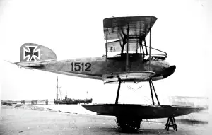 Floatplane: Albatros W 4 German single-seat floatplane fighter