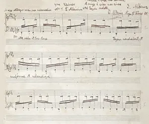 Autographed: ALBENIZ, Isaac (1860-1909)