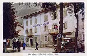 Valle: Albergo Cascata, Madesimo, Valle Spluga, northern Italy