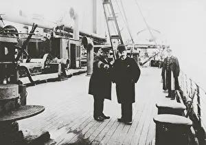 Confidant: Albert Ballin on board of one of his ships
