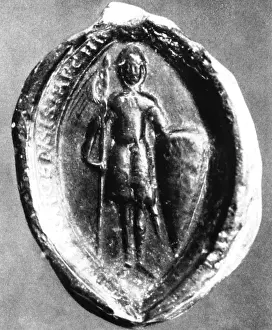 Signet: Albert the Bear, circa 1100 - 18.11.1170, Margrave
