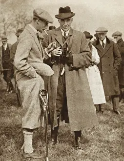 Pytchley: Albert, Duke of York at a meet of the Pytchley Hunt