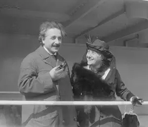 Lowenthal: Albert Einstein (1879-1955), with his second ?