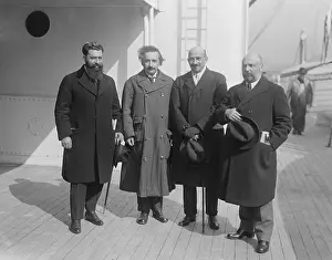 Menahem: Albert Einstein with fellow Zionists Nehemiah ?