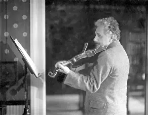 Albert Einstein Plays Violin