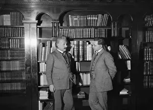 Einstein: Albert Einstein and his son, 1930s