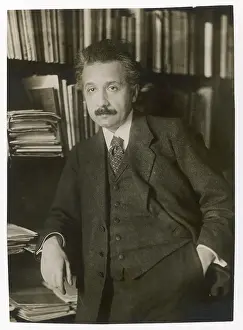 Bookshelves: Albert Einstein, theoretical physicist