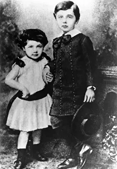 Maja: Albert Einstein, about five years old, with ?