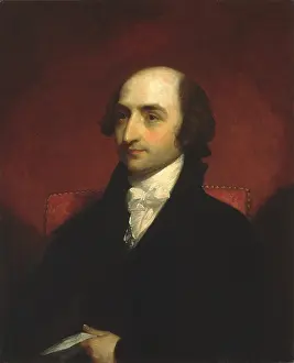 Ethnologist: Albert Gallatin, by Gilbert Stuart, 1803