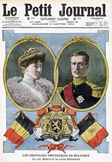 Ovals: ALBERT I KING OF BELGIUM
