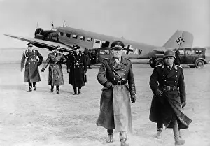 Kesselring: Albert Kesselring on an air base, 1940