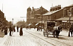 Colne: Albert Road, Colne, early 1900s
