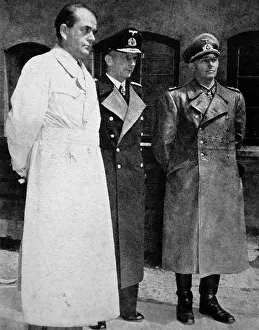 Jodl: Albert Speer, Admiral Doenitz and General Jodl; Second World