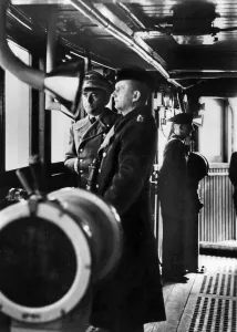 Kriegsmarine: Albert Speer with Karl Doenitz, 1943