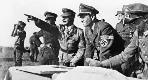 Responsible: Albert Speer on a front visit at the Kuban bridgehead, 1943
