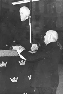 Homage: Per Albin Hansson and King Gustav V, 1943
