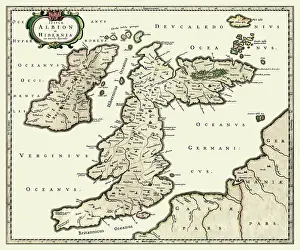 1654: Albion - map of the British Isles, c. 1654