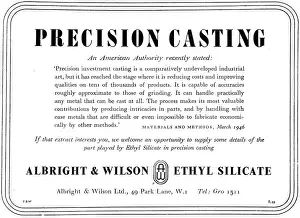 Ethyl: Albright & Wilson. Precision Castings. Ethyl Silicate